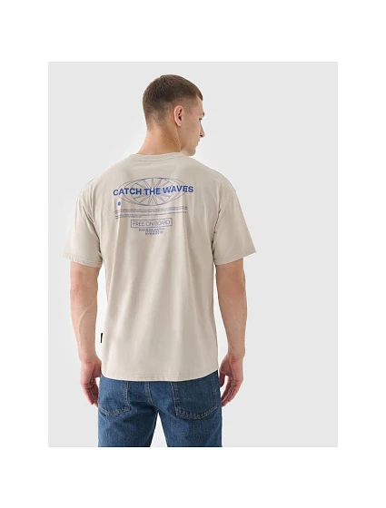 Pánské tričko oversize s potiskem model 21907501 - 4F