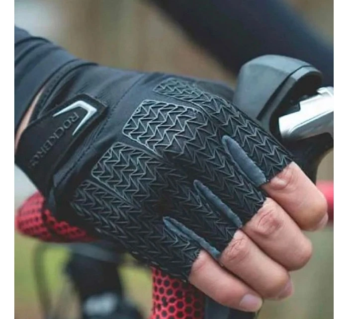 Cyklistické rukavice Rockbros S169BGR XL s gélovými vankúšikmi - sivé