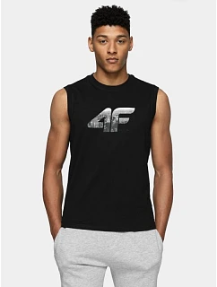 Pánske tričko bez rukávov 4F 4FWSS26TSLEM357-20S