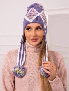 Dámska klapka na uši Eunika K322 fialová