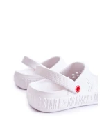 Męskie Lekkie Klapki Big Star II175003 Białe