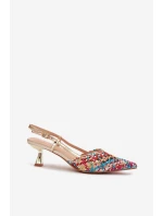 Dámské Sandály na podpatku vícebarevné model 22027871 - Boto