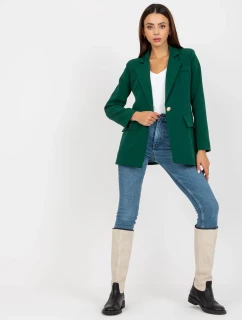 Dámska bunda DHJ MA 15556 tmavo zelená