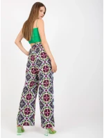 DHJ SP 13587 nohavice.66P čierna a modrá