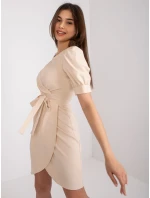 Šaty LK SK model 17404325 světle béžová - FPrice