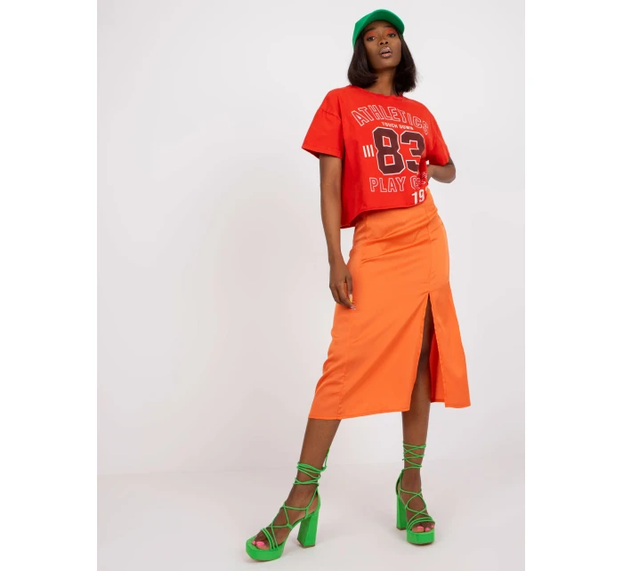 Sukňa WN SD 1705.86 oranžová