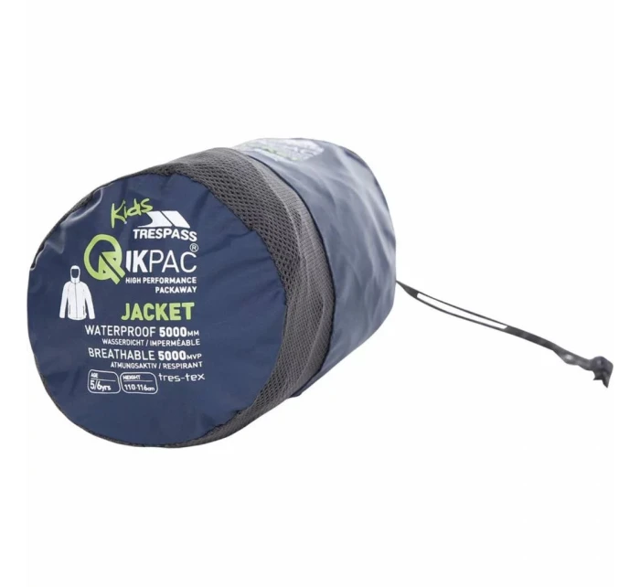 Dětská nepromokavá bunda Trespass Qikpac X