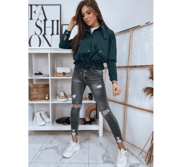 Dámská bunda bomber zelená Dstreet model 21962858 - FashionStreet