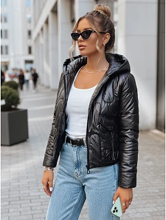 Dámska prechodná prešívaná bunda LILYWOOL black FashionStreet TY3713