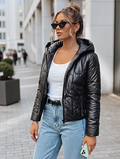 Dámska prechodná prešívaná bunda LILYWOOL black FashionStreet TY3713