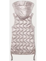 Dámske prešívané šaty bez rukávov S'West pearl pink (B8337-51) Dámske prešívané šaty bez rukávov S'West pearl pink (B8337-51)