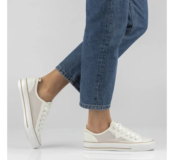 Dámské bílé síťované tenisky model 22116824 dámské - FILIPPO