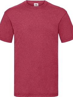 Tričko Fruit of the Loom Valueweight T 16.1036, vintage heather red