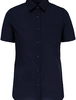 K Popelínová halenka s krátkým rukávem 20.K navy model 22510242 - Kariban