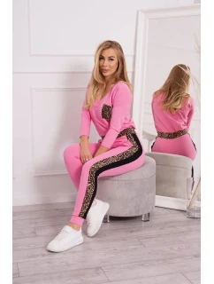 Leopardia sada svetlo ružová