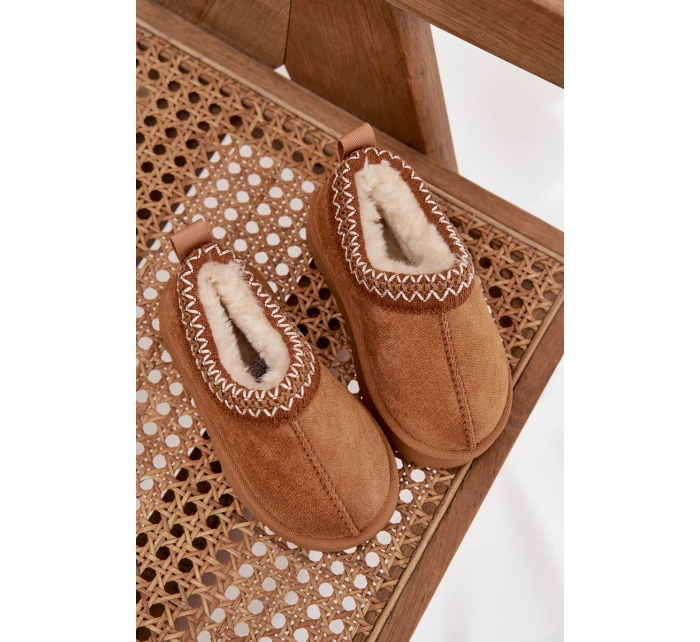 Śniegowce Dziecięce Z Haftem Camel Prina