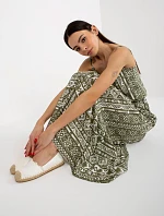 Dámske šaty D73771R30313B khaki - FPrice