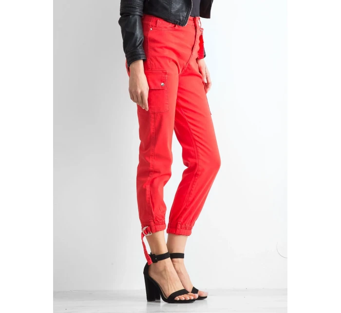 Kalhoty JMP SP 166 model 14827060 červená - FPrice