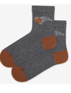 Chlapčenské vzorované ponožky 11-15 rokov U44.P01