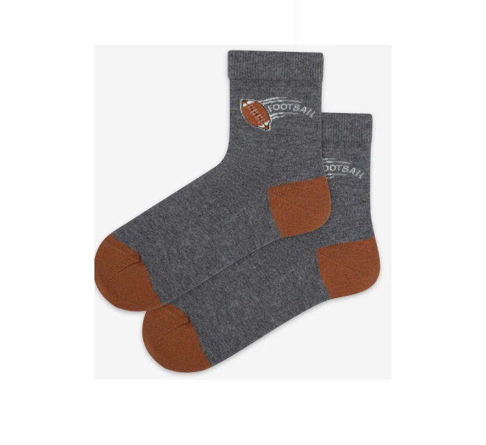 Chlapčenské vzorované ponožky 11-15 rokov U44.P01