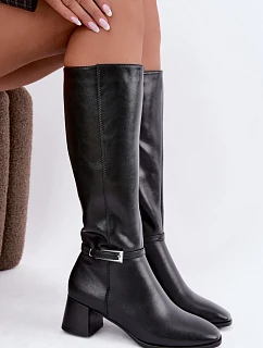 Kozačky na podpatku  model 232097 Step in style