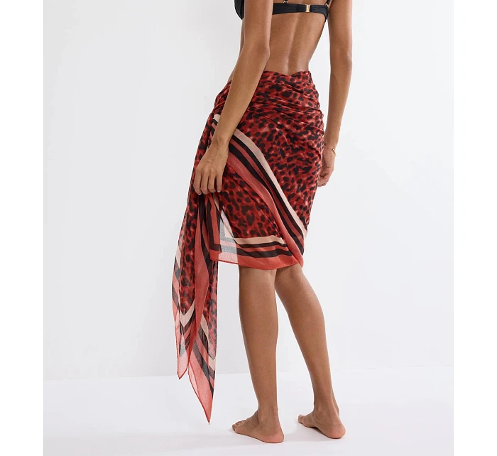 Plážové pareo MyWear - BROWN COMBINATION - TRIUMPH BROWN COMBINATION - TRIUMPH