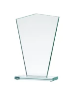Sklenená trofej s matným podstavcom