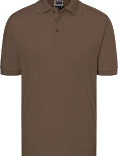 JN 70 Piqué polo model 22441957 brown - Daiber