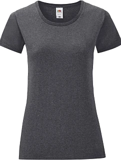 LadyFit Iconic 150 T Dámské tričko model 22429379 dark heather grey - Fruit of the Loom