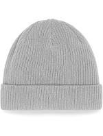 B Pletená čepice z bio bavlny light grey model 22481580 - Beechfield