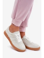 Semišové Nízké Tenisky Dámské Šedé model 21691159 - EVENTO