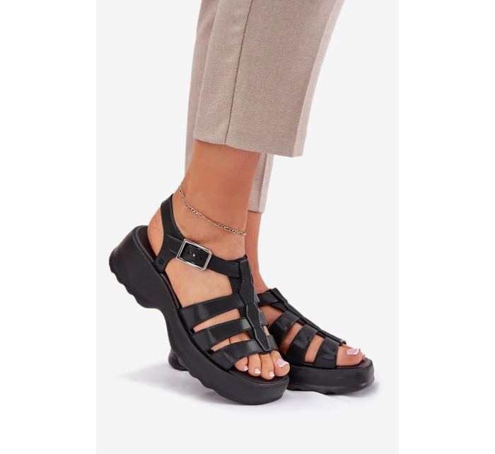 Dámské Sandály  Černé model 21695836 - Zaxy