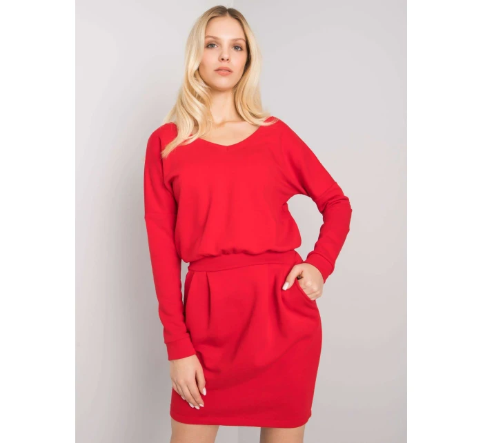 Šaty RV SK 6037.18x červená