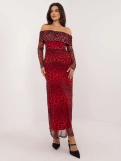 Šaty DHJ SK 18702.40 červené