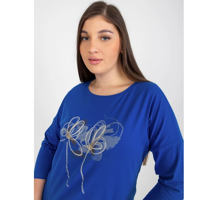 Blúzka RV BZ 8554.01P tmavomodrá