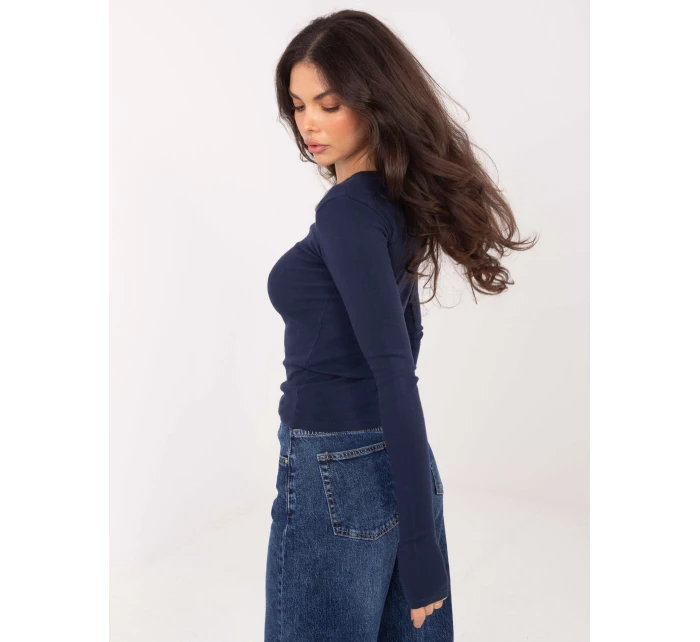 Blúzka WT BZ A1088.12 tmavomodrá