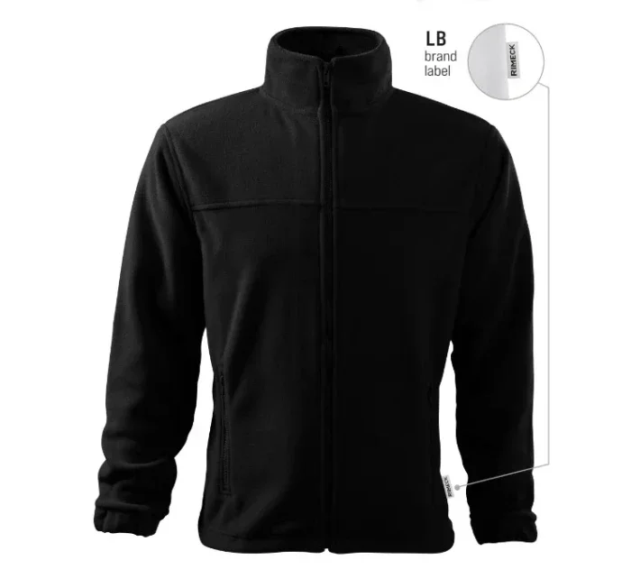 Jacket fleece pánský černá 01 (brand label) Jacket fleece pánský černá 01 (brand label)