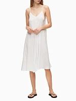 Plážové šaty KW0KW01071-YCD biela - Calvin Klein