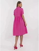 Dámske šaty MI SK A2275.09 vo farbe fuchsiovej – FPrice Dámske šaty MI SK A2275.09 vo farbe fuchsiovej – FPrice
