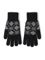 Pánske žakárové rukavice R-241