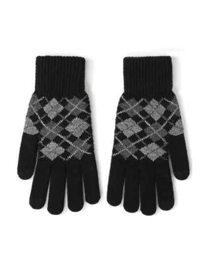 Pánske žakárové rukavice R-241