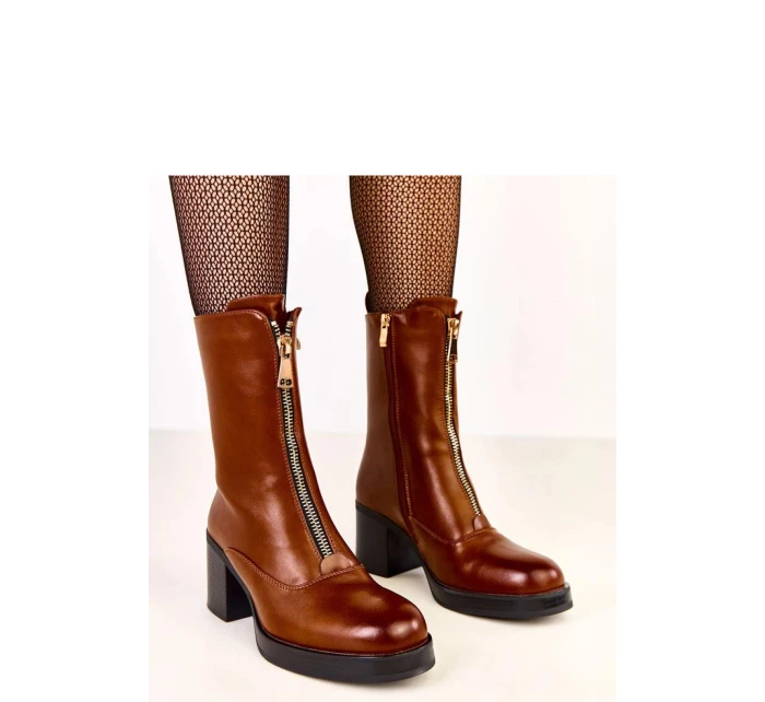 Topánky na podpätku model 219634 Solea