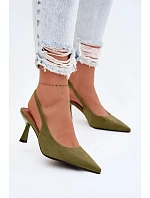 Sandále na podpätku model 226918 Vykročte štýlovo