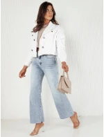 Dámská džínová bunda bílá Dstreet model 21972713 - FashionStreet