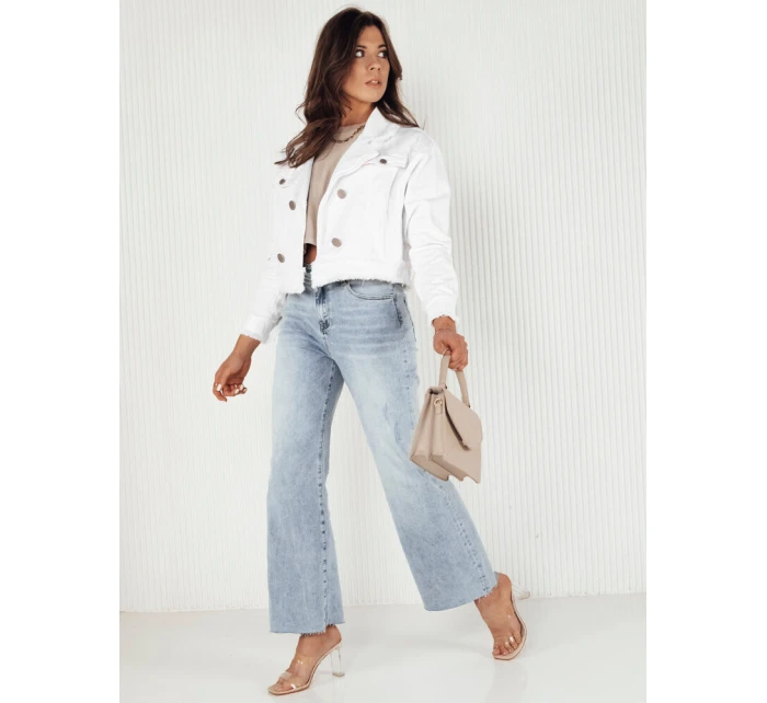 Dámská džínová bunda bílá Dstreet model 21972713 - FashionStreet