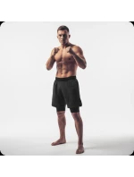 MMA šortky s legínami čierne DBX Bushido