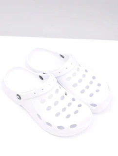 Męskie Klapki Sandały Na Basen Do Ogrodu Białe