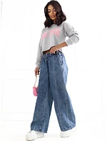 Bluza model 22340963 jasny szary - FPrice Bluza model 22340963 jasny szary - FPrice
