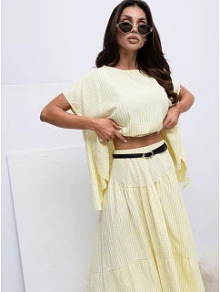 Spódnica IT SD model 22123721 jasny żółty - FPrice