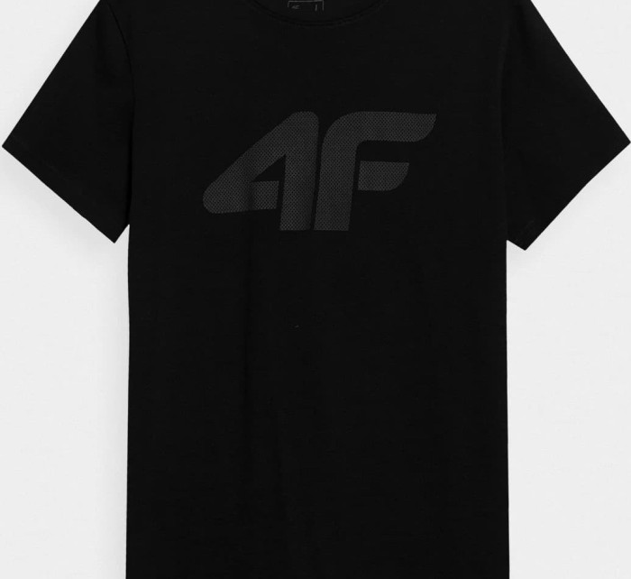 Pánske tričko 4F H4L22-TSM353 čierne